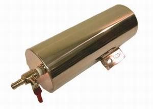 RACING POWER CO-PACKAGEDStainless Steel 3X8 Ove rflow Tank