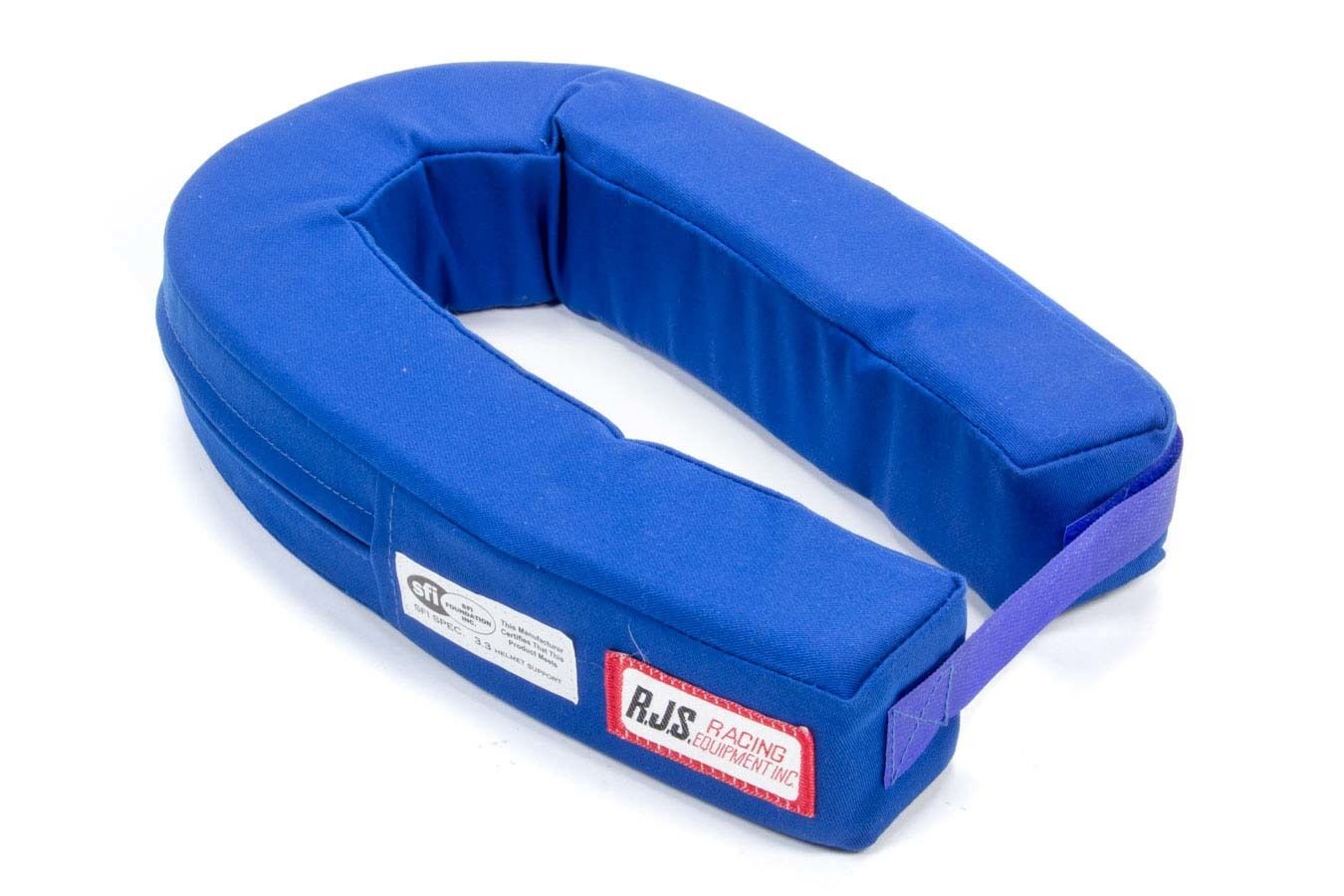 RJS SAFETYNeck Collar Horseshoe Blue SFI