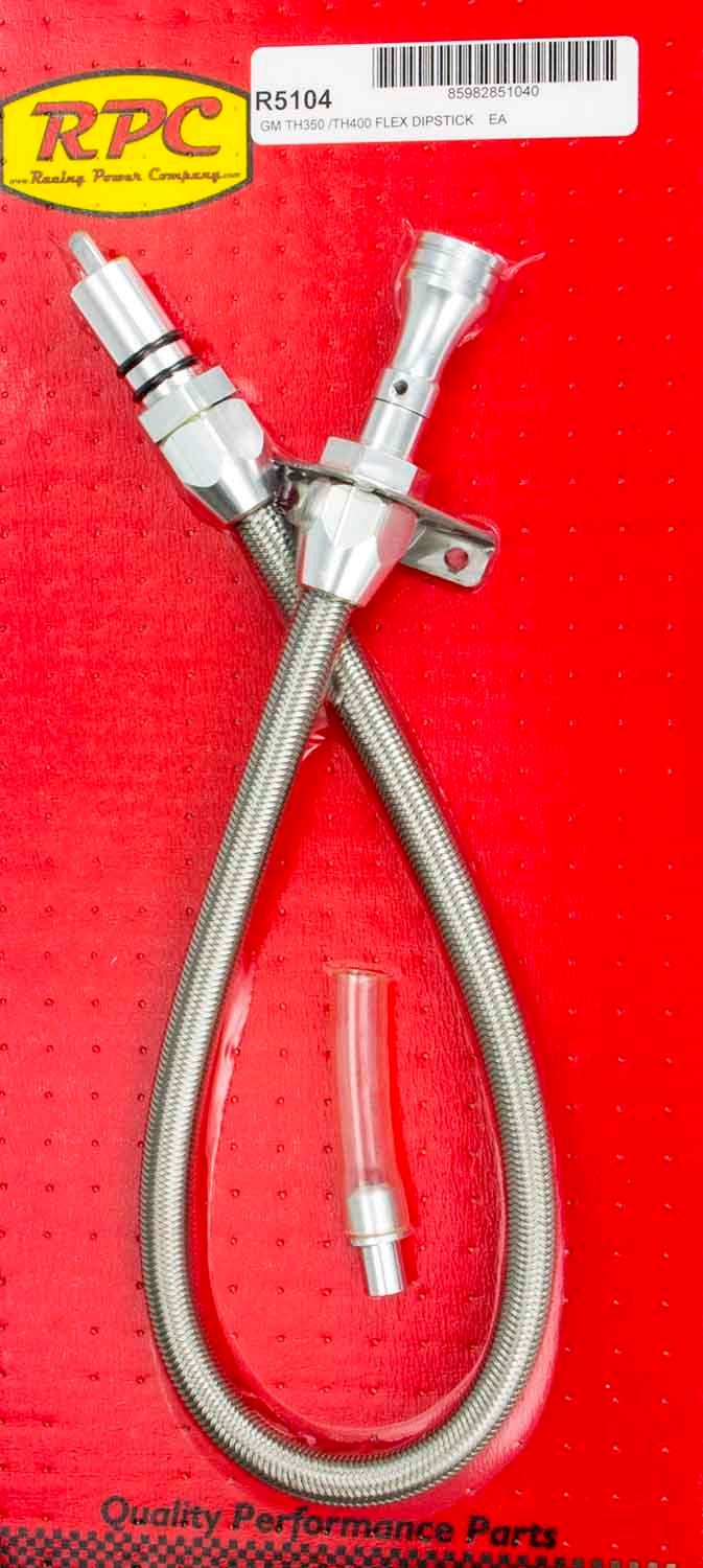 RACING POWER CO-PACKAGEDFlexible Trans Dipstick GM TH350/400 F/W Mount