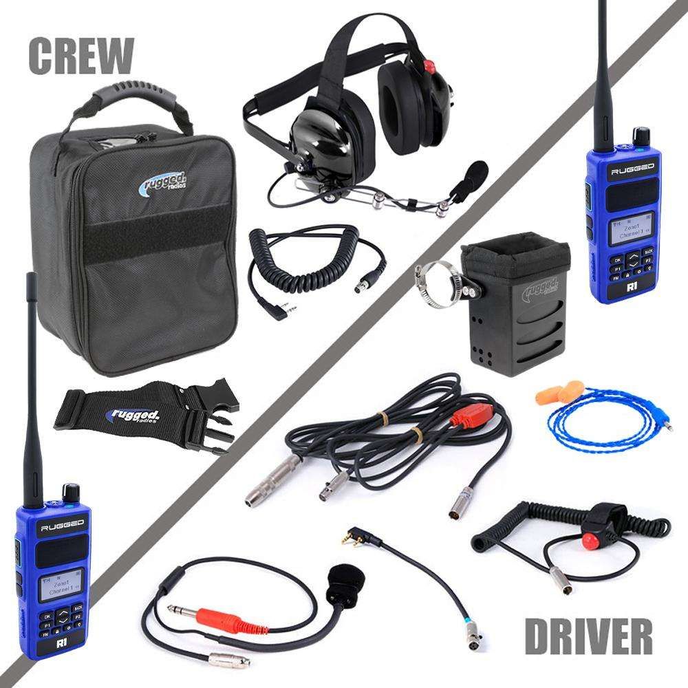 RUGGED RADIOSRadio System Complete Team NASCAR R1 UHF/VHF