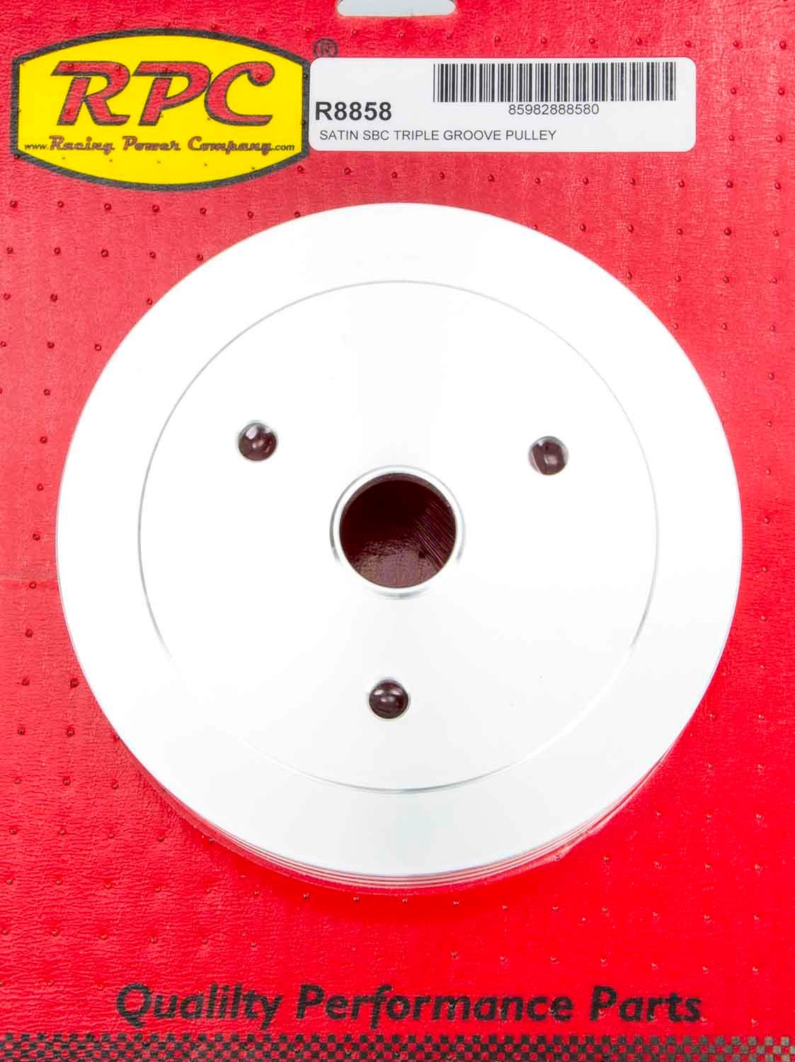 RACING POWER CO-PACKAGEDSBC Triple Groove Lower Pulley SWP Satin