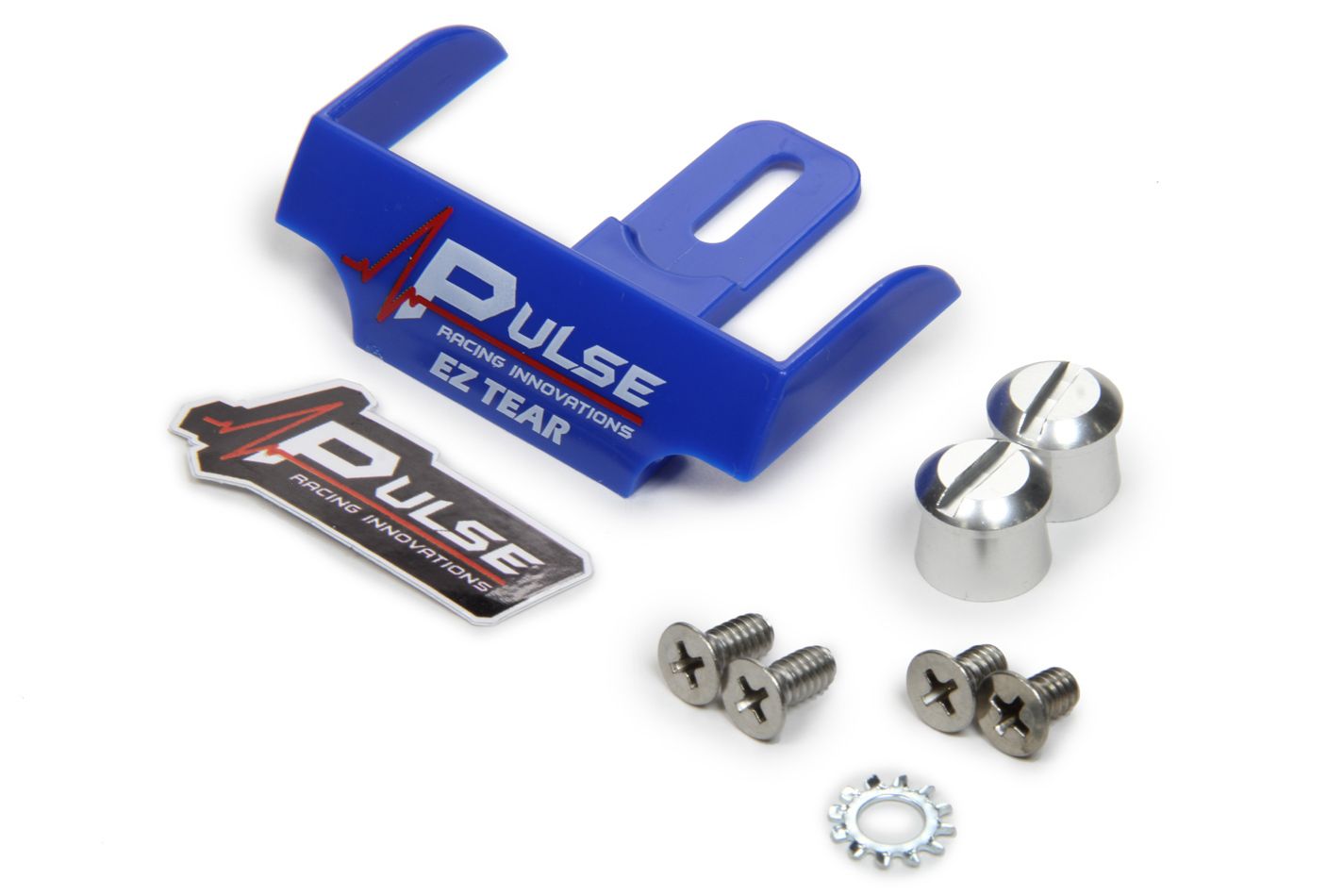 PULSE RACING INNOVATIONSEZ Tear Blue w/ Silver Tear Off Post