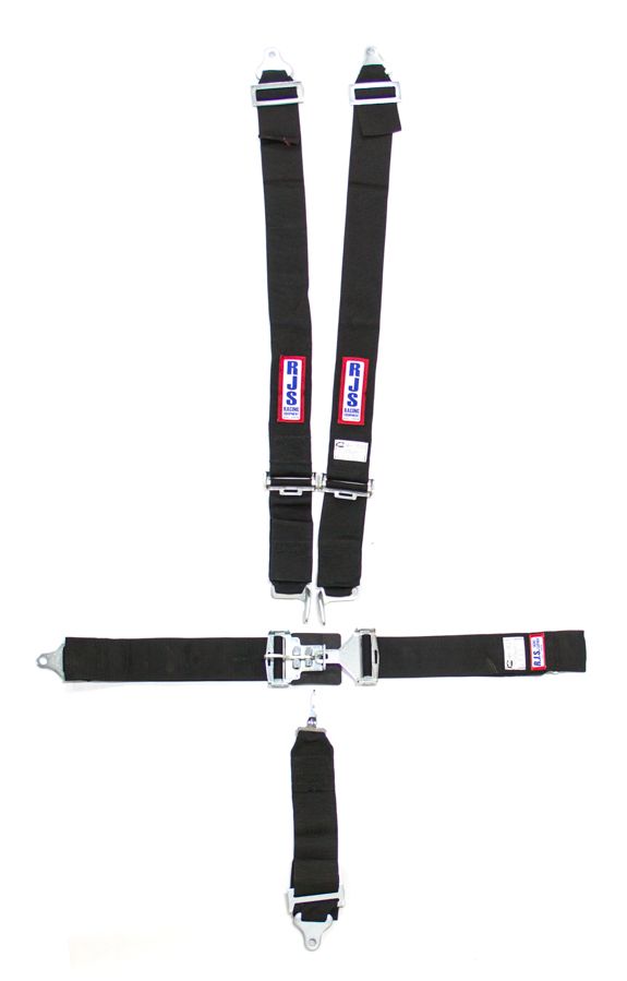 RJS SAFETY5-Pt Harness System BK Ind Bolt In Mt 3in Sub