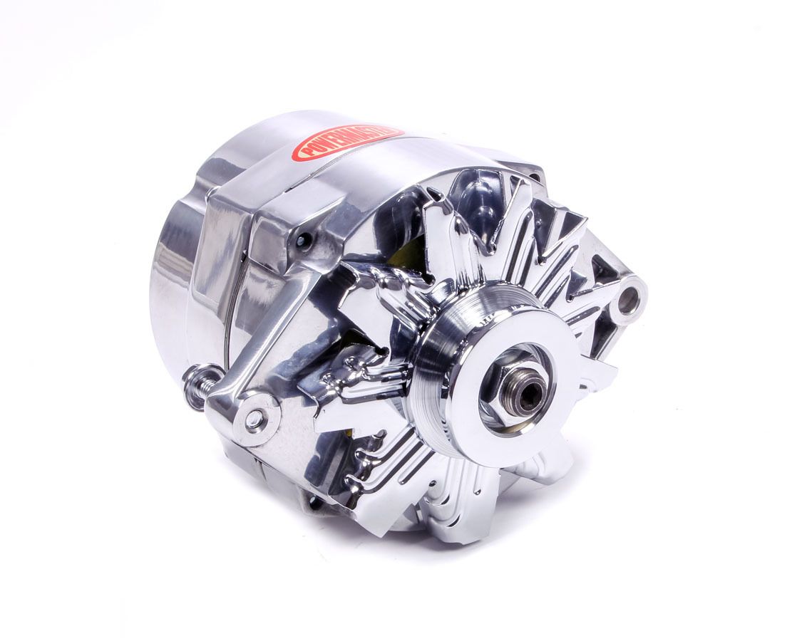 POWERMASTERPolished 100 amp Delco Alternator