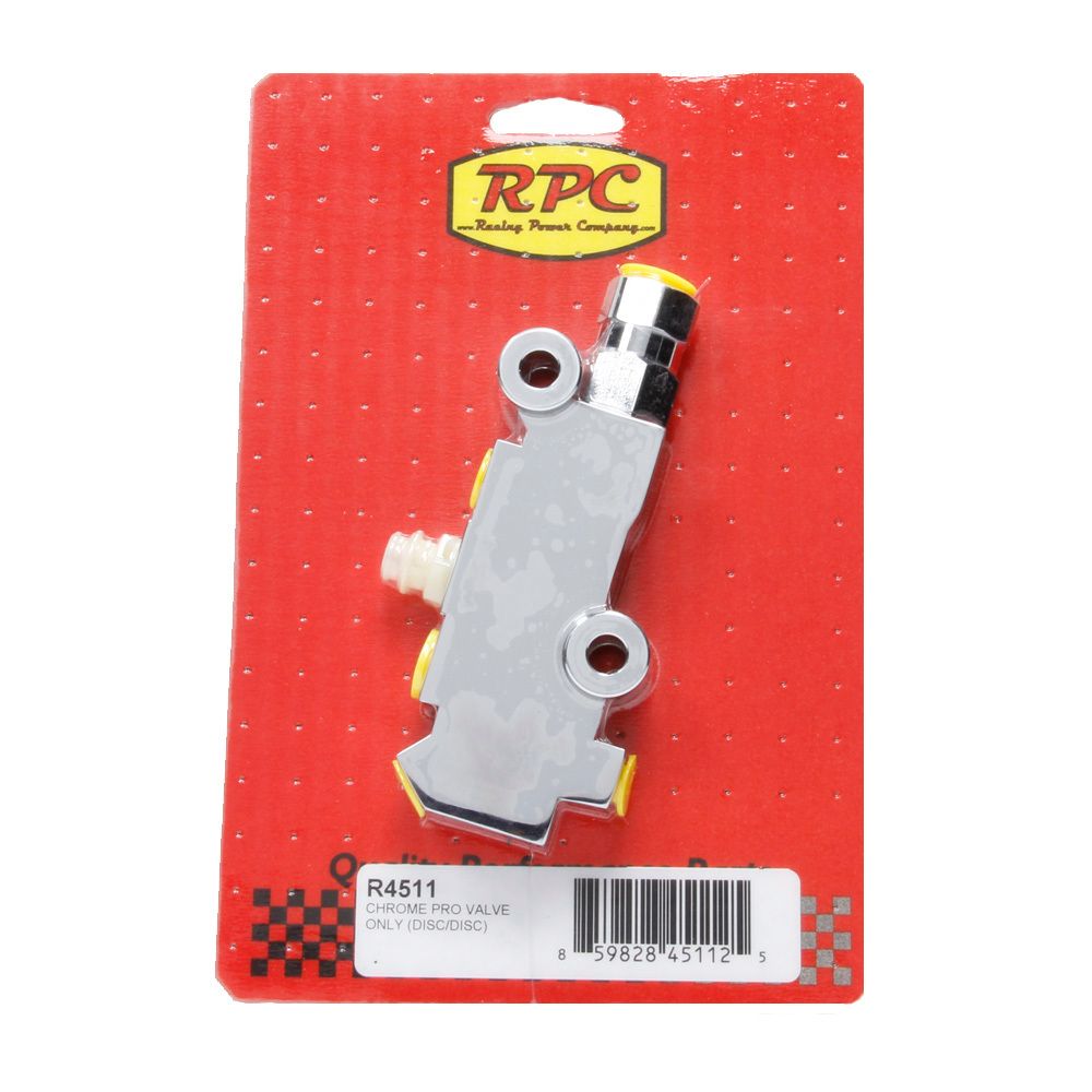 RACING POWER CO-PACKAGEDChrome Prop Valve Only (Disc/Disc)