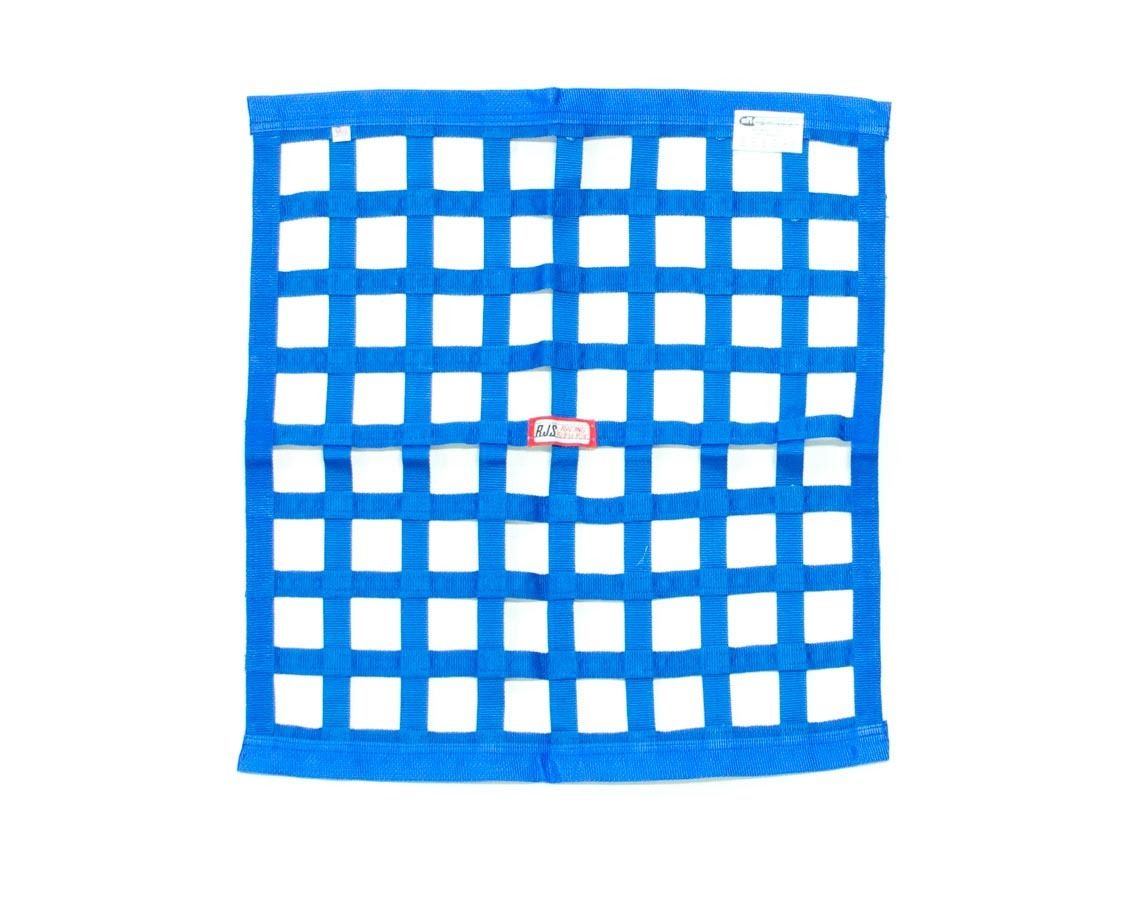 RJS SAFETYRibbon Window Net 24x24 Blue SFI