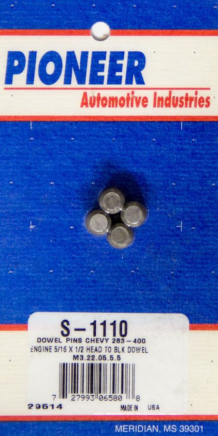 PIONEERSBC Dowel Pin Kit (4)