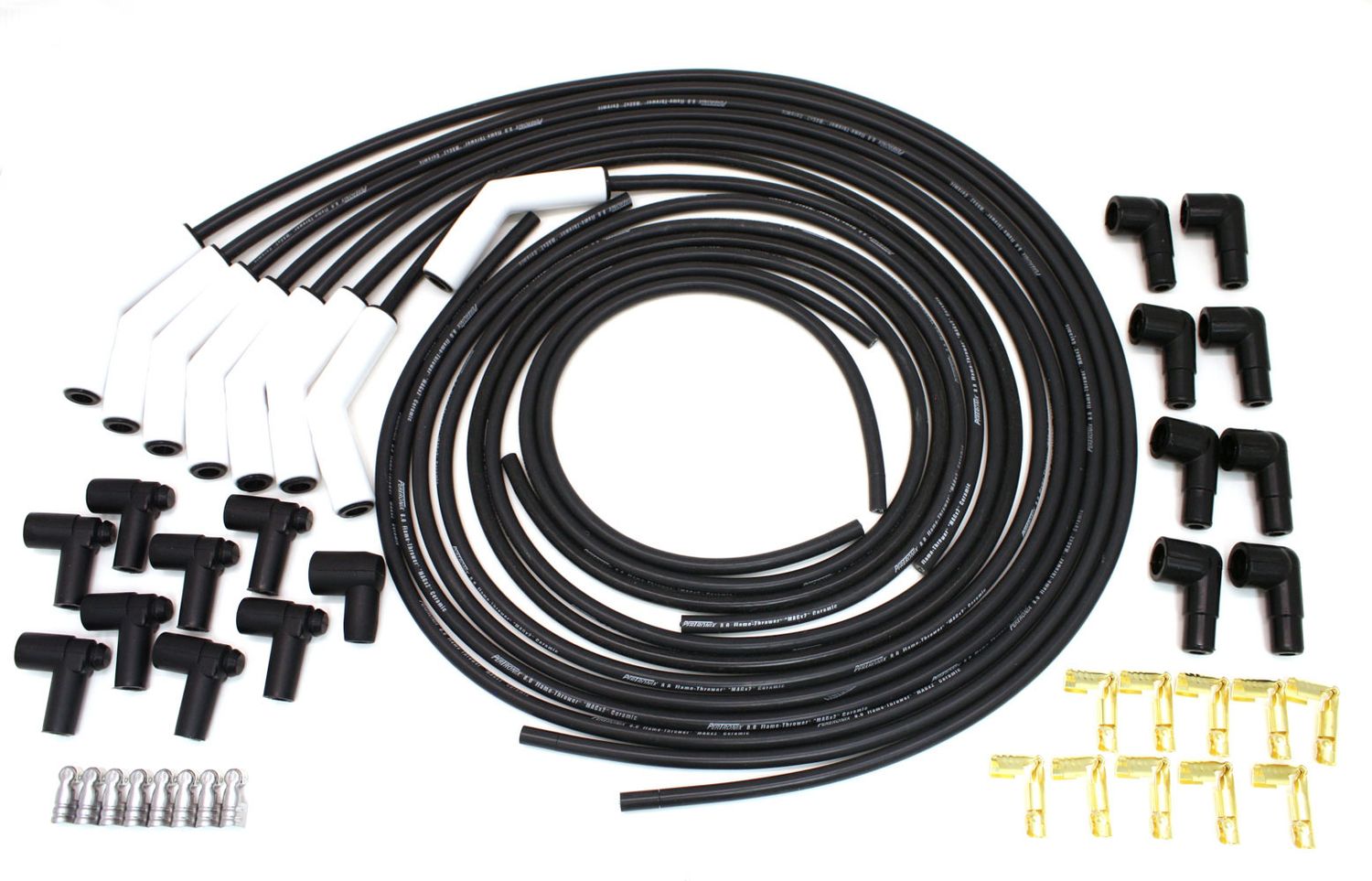 PERTRONIX IGNITIONUniv. park Plug Wire Set 8mm w/45-Deg Ceramic Bts