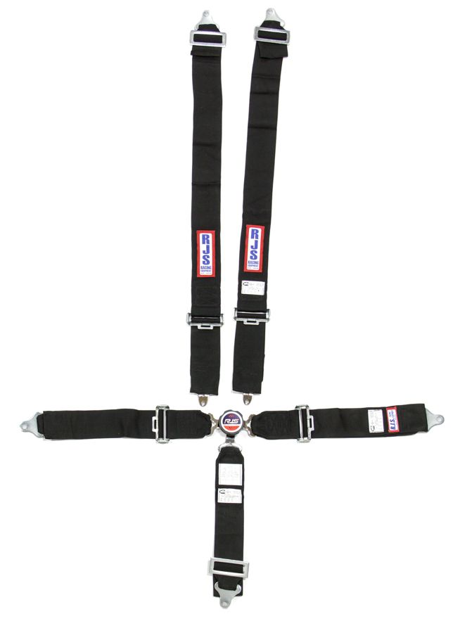RJS SAFETY5pt Harness System Q/R Bk Ind Bolt 3in Sub