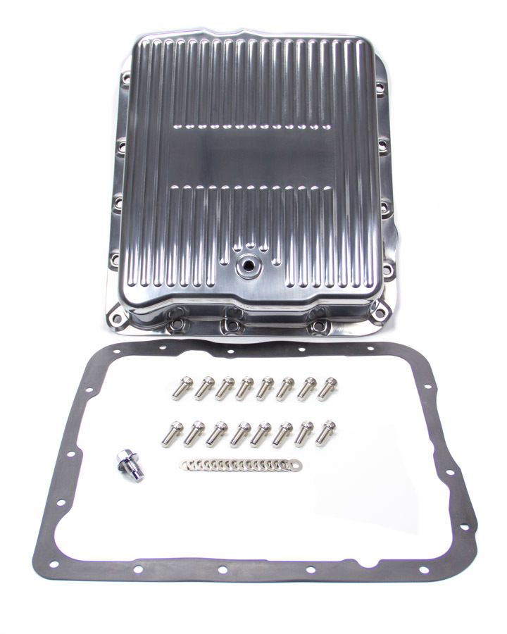 RACING POWER CO-PACKAGEDGM 700R4 4L60 Alum Trans Pan Polished