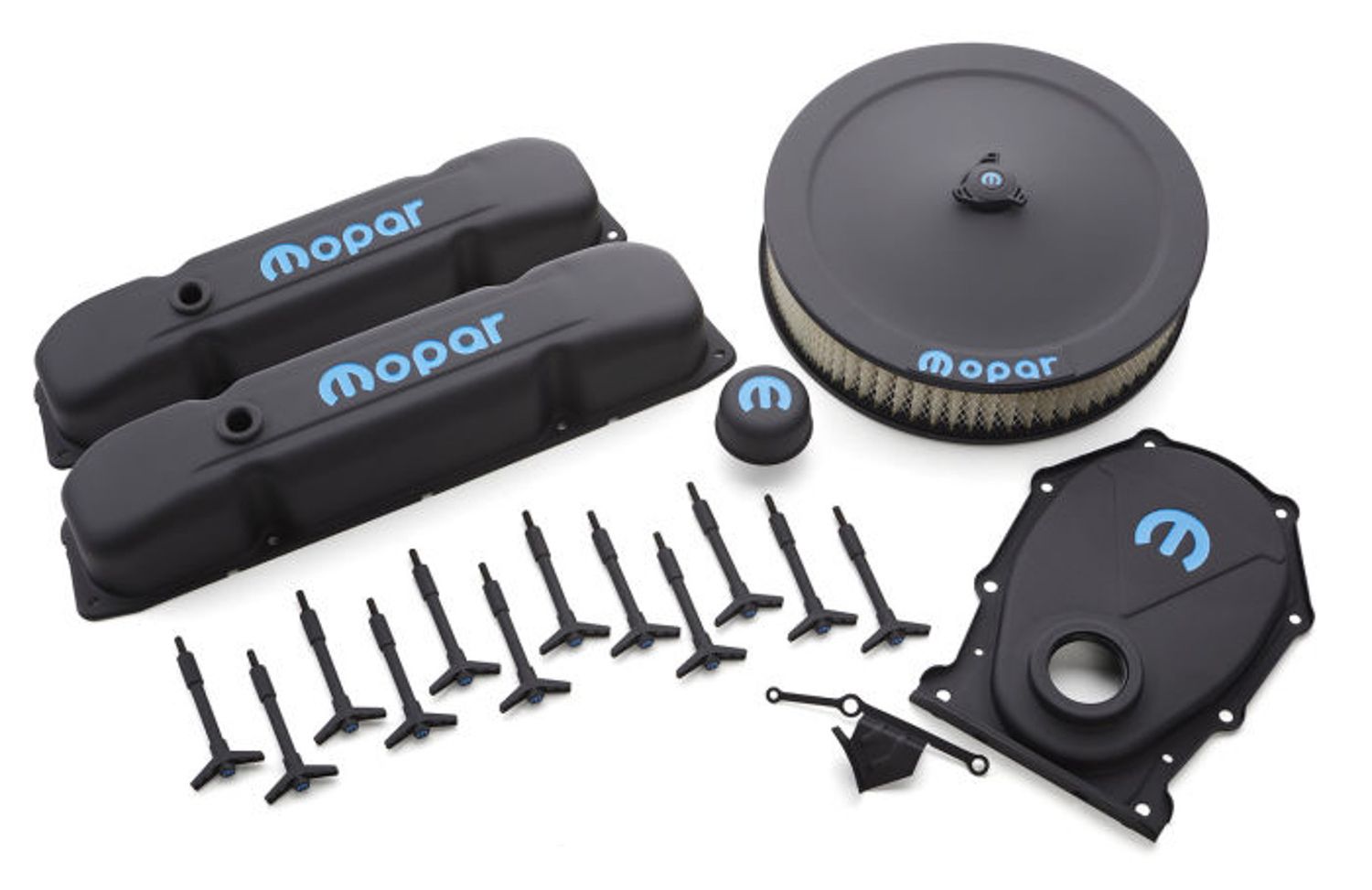 PROFORMEngine Dress-Up Kit Blac k Crinkle w/Blue MOPAR