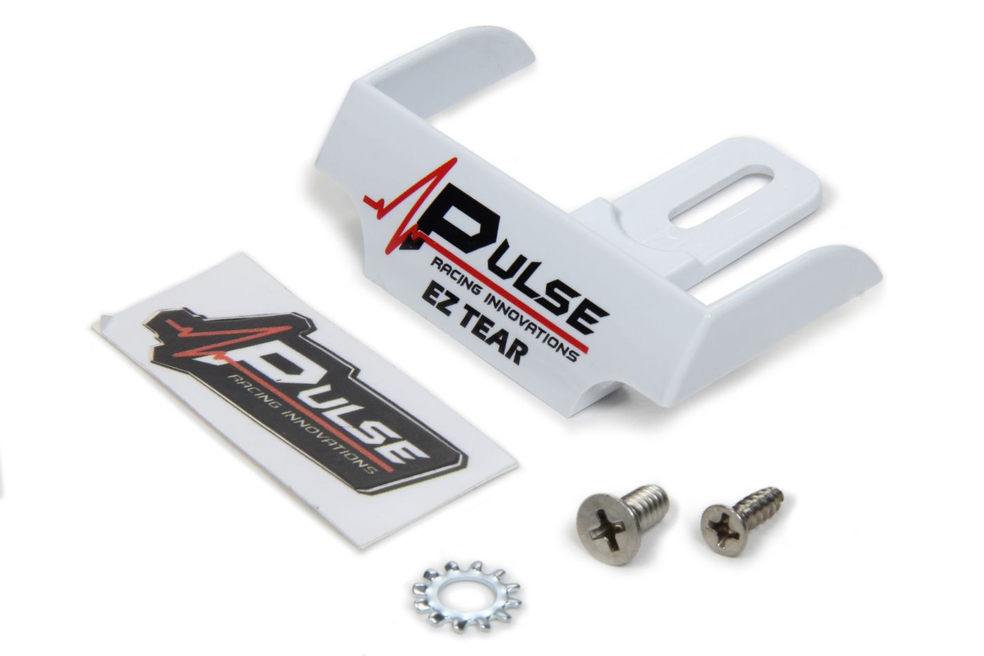 PULSE RACING INNOVATIONSEZ Tear Shield Mounted White