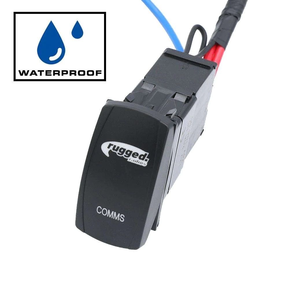 RUGGED RADIOSRocker Switch Waterproof w/Harness GMR25