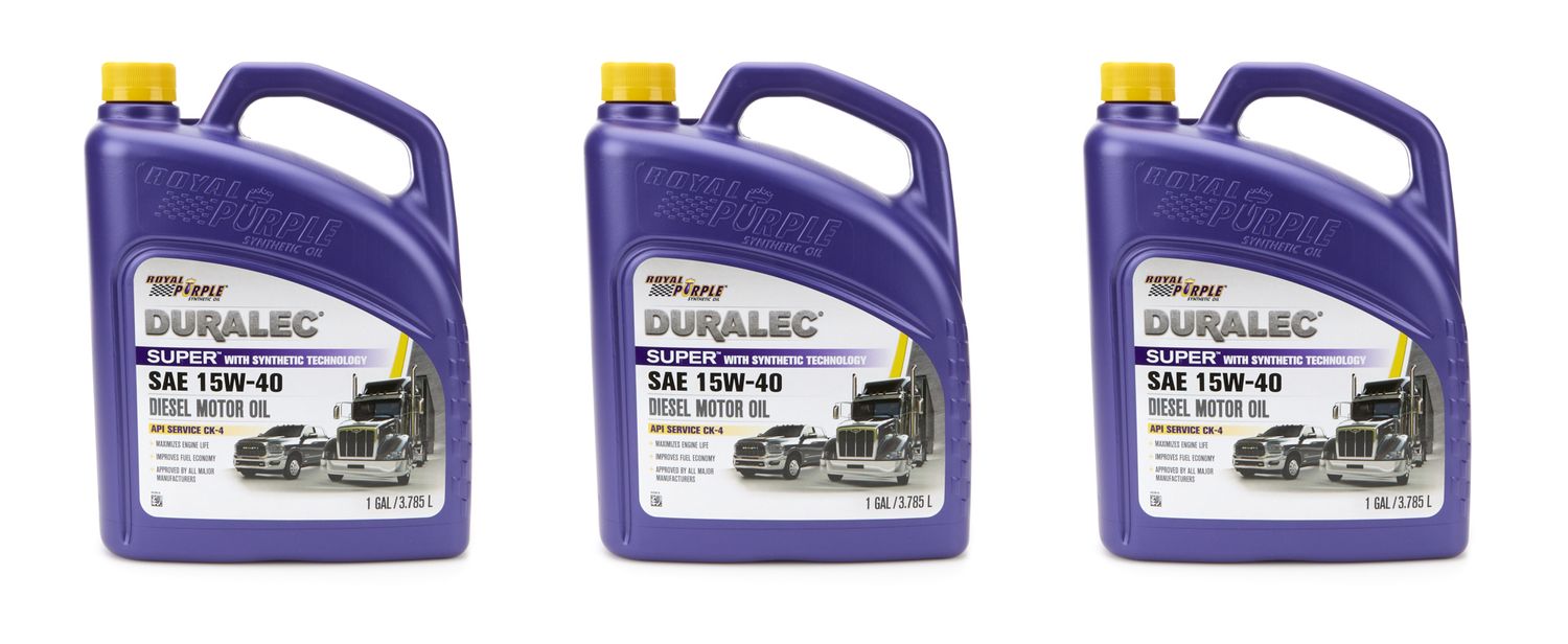 ROYAL PURPLEDuralec Super 15w40 Oil Case 3x1 Gallon