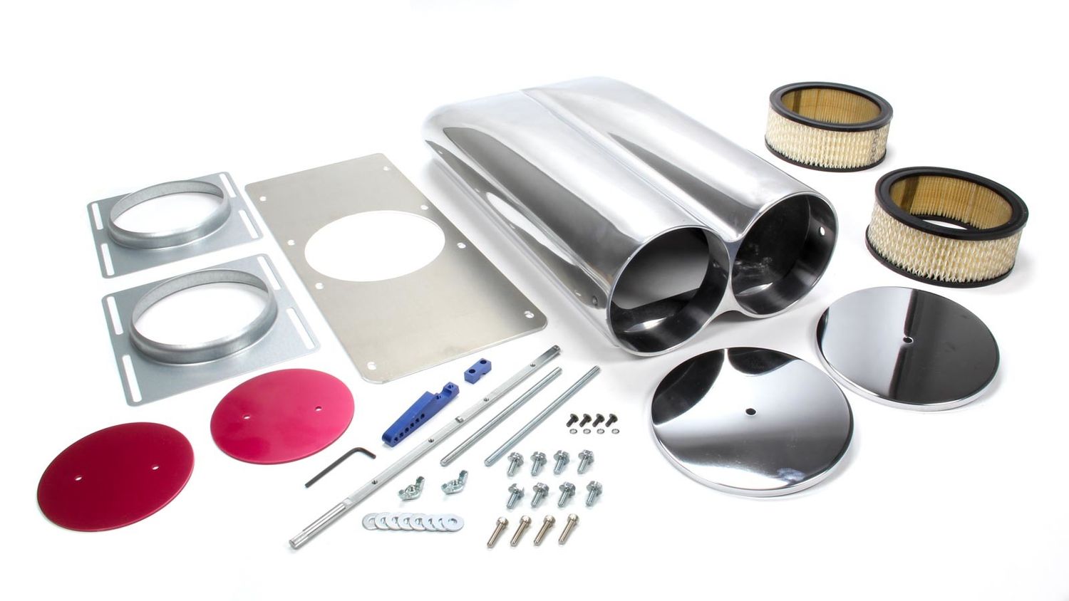 RACING POWER CO-PACKAGEDPolished Aluminum Hood Scoop