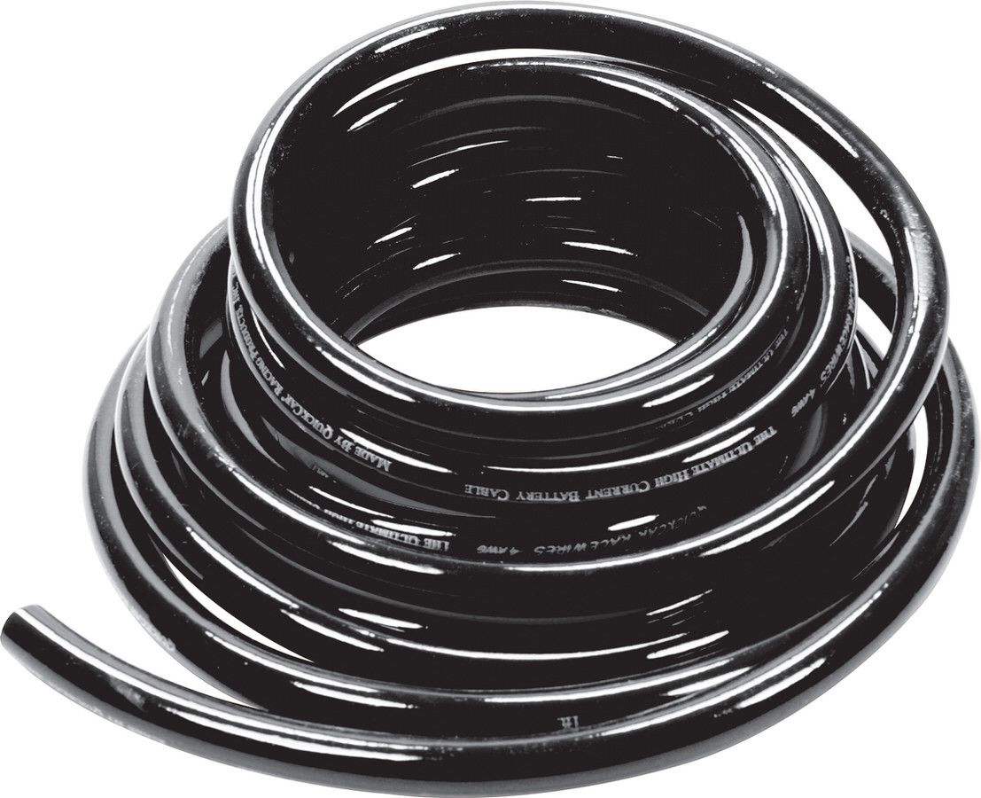 QUICKCAR RACING PRODUCTSPower Cable 4 Gauge Blk 15Ft