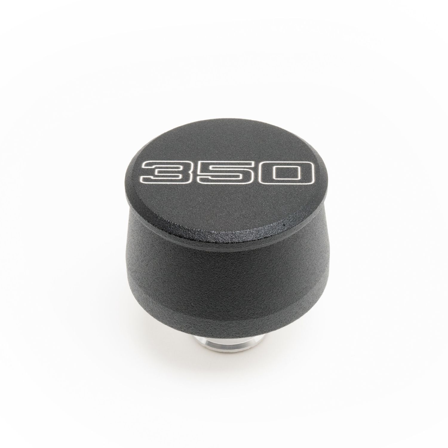 RACING POWER CO-PACKAGEDValve Cover Breather 350 Logo Black Each