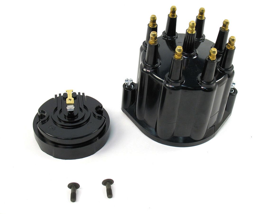 PERTRONIX IGNITIONDist. Cap & Rotor Kit - Black w/Male Tower