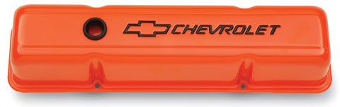 PROFORMSBC Valve Covers - Tall w/Baffle - Orange