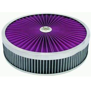 RACING POWER CO-PACKAGED14In X 3In Super Flow Fi lter Top Air Cleaner Set