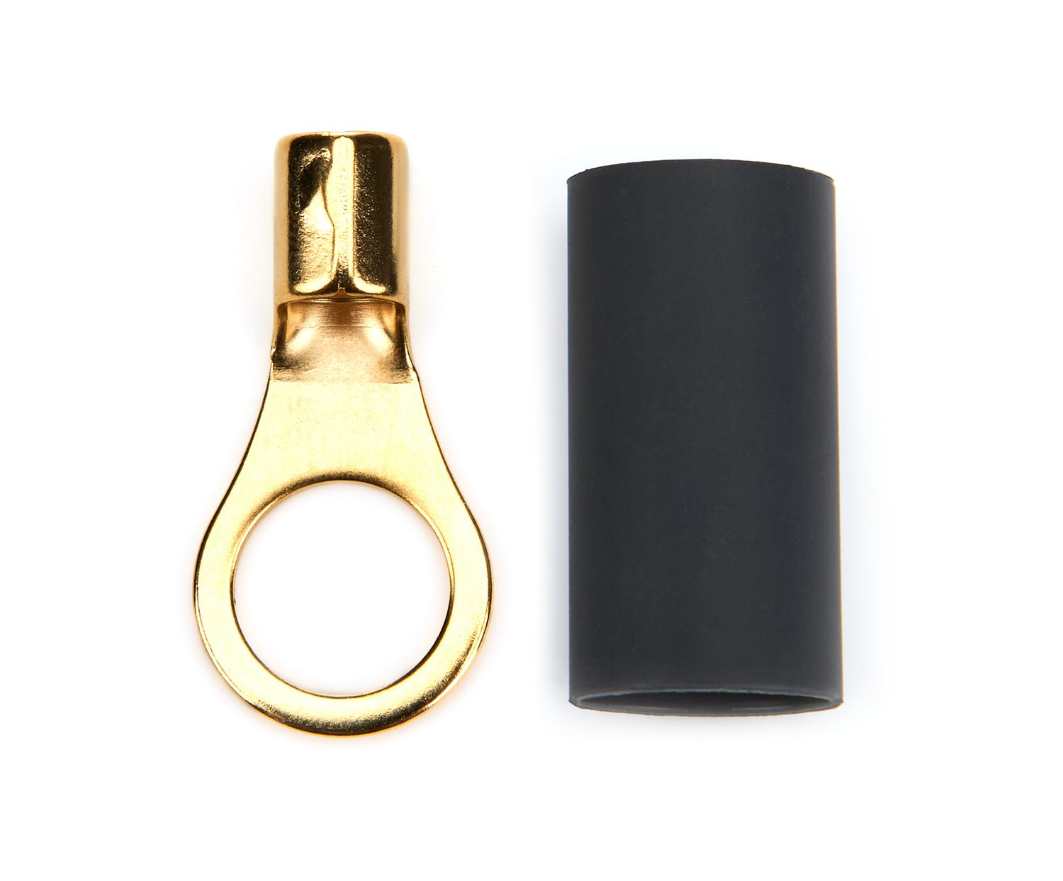 QUICKCAR RACING PRODUCTSRing Terminal 3/8in 10- 12 Ga w/Heat Shrink Pair