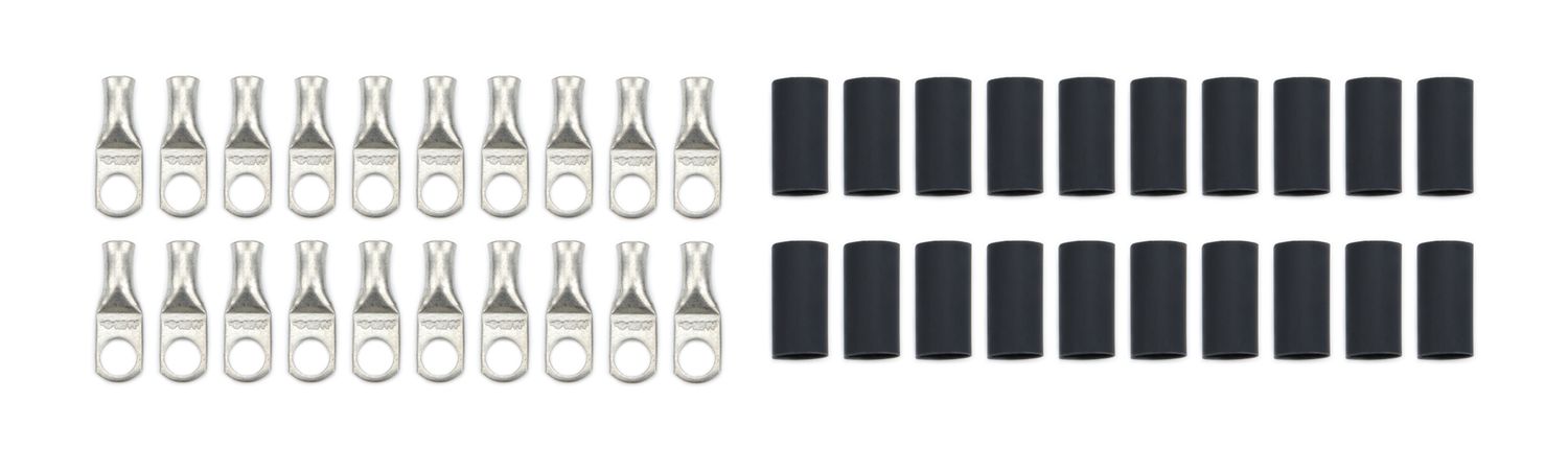 QUICKCAR RACING PRODUCTSRing Terminal 5/16in 8 Ga w/Heat Shrink 20pk