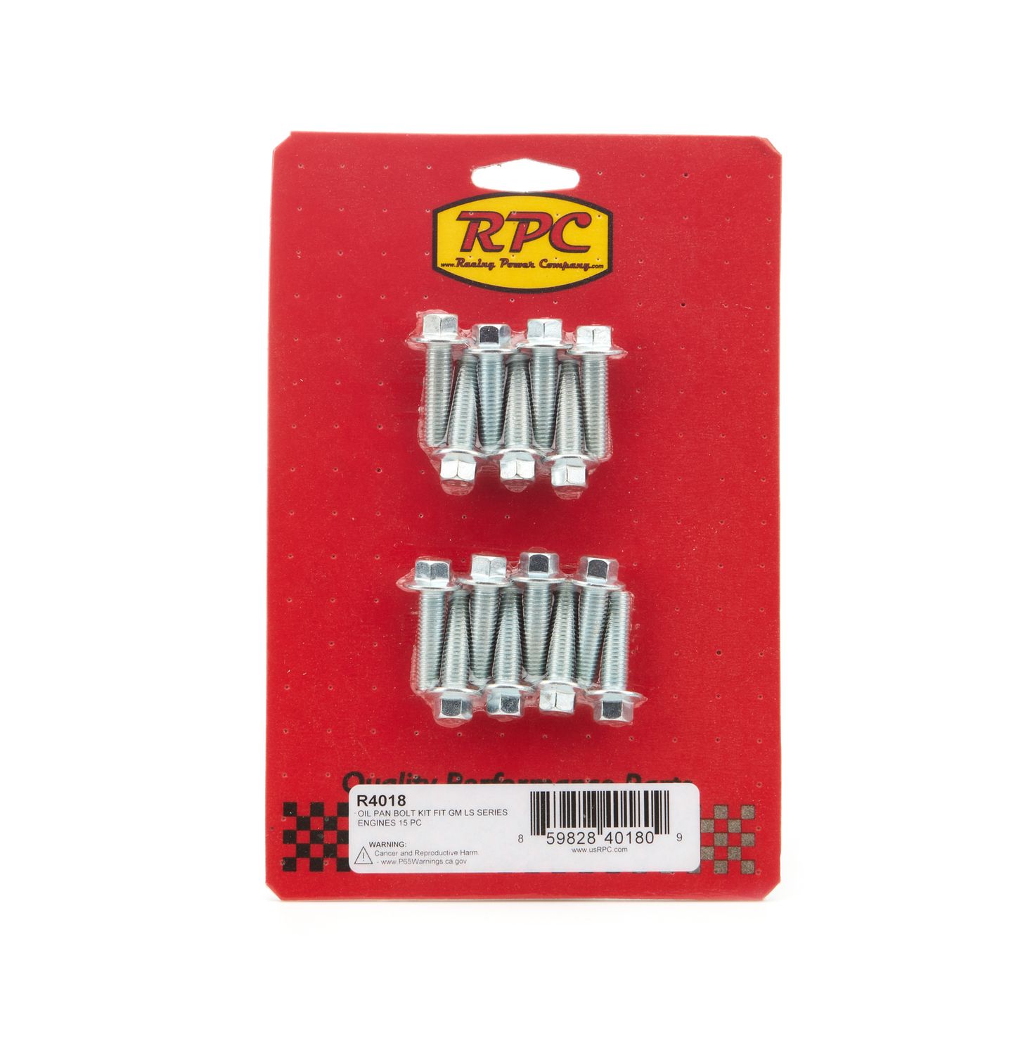 RACING POWER CO-PACKAGEDLS Oil Pan Bolt KIt 15Pc