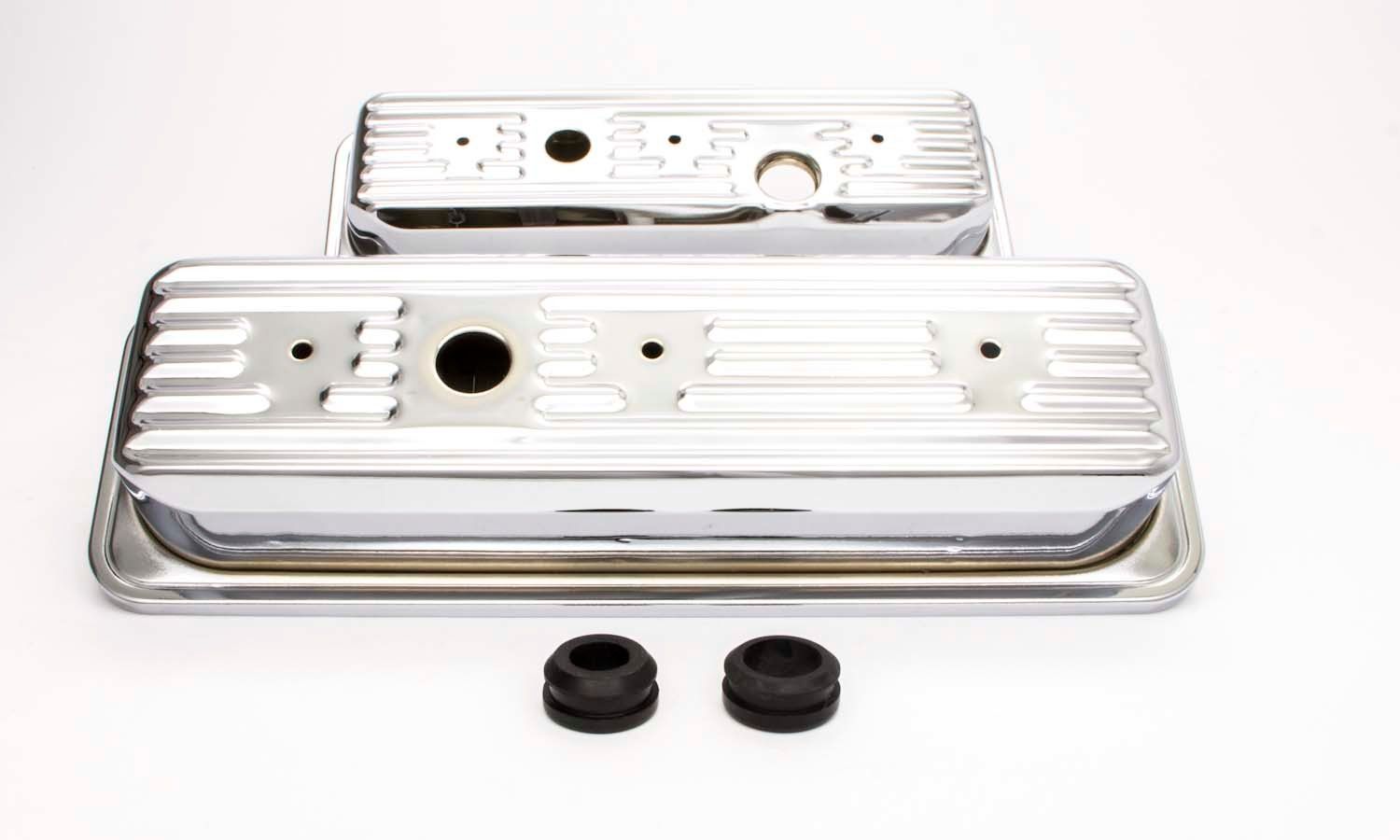RACING POWER CO-PACKAGED85-93 GM 4.3L V6 Steel Short V/C Chrome