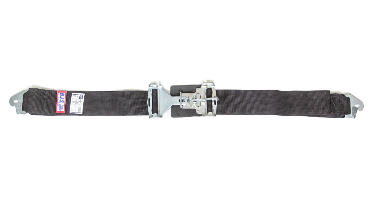 RJS SAFETY3in Lap Belts W/Snap End Black