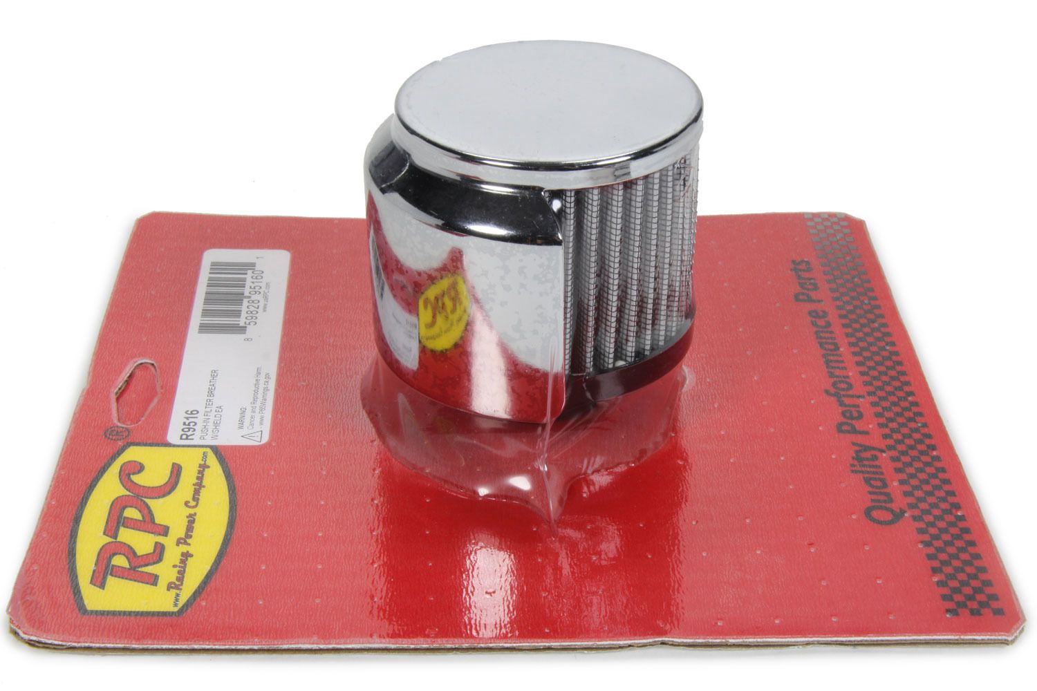 RACING POWER CO-PACKAGEDPush-In Filter Breather W/Shield