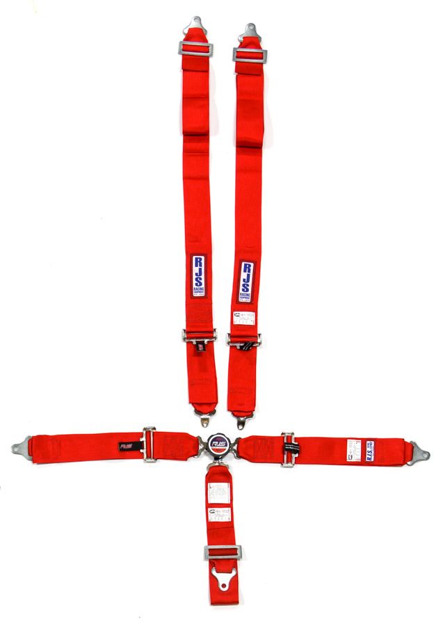 RJS SAFETY5 PT Harness System Q/R Red Ind Wrap 3in Sub