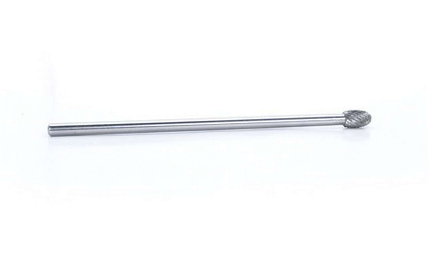 POWERHOUSECarbide Burr - Dbl Cut Solid 3/8 Oval w/6in Shk