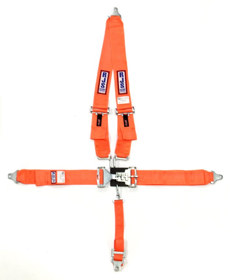 RJS SAFETY5-Pt Harness System ORG Shoulder Mount 2in Sub