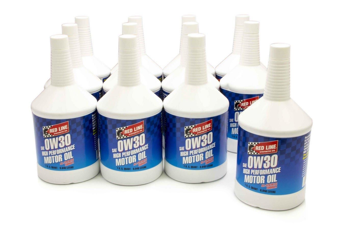 REDLINE OIL0w30 Motor Oil Case 12 x 1qt