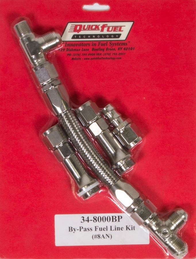 QUICK FUEL TECHNOLOGY#8an Bypass Fuel Line Carb Kit