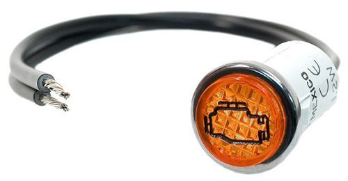 PAINLESS WIRING1/2in Amber Check Engine Light