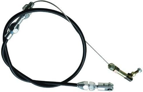 RACING POWER CO-PACKAGED24In Black Throttle Cab le Braided Stainless