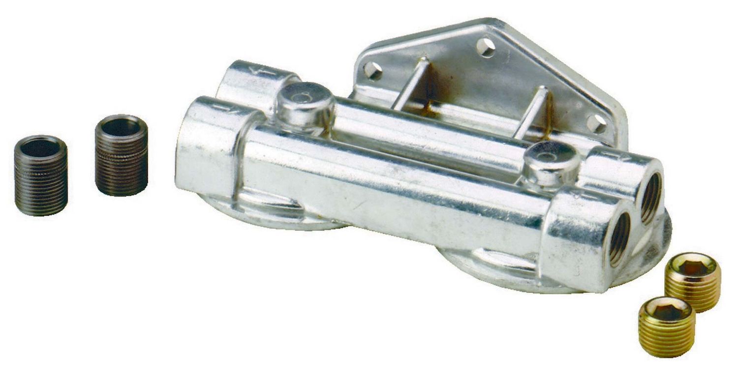 PERMA-COOLDual Oil Filter Mount 3/4-16 Thread 1/2in NPT
