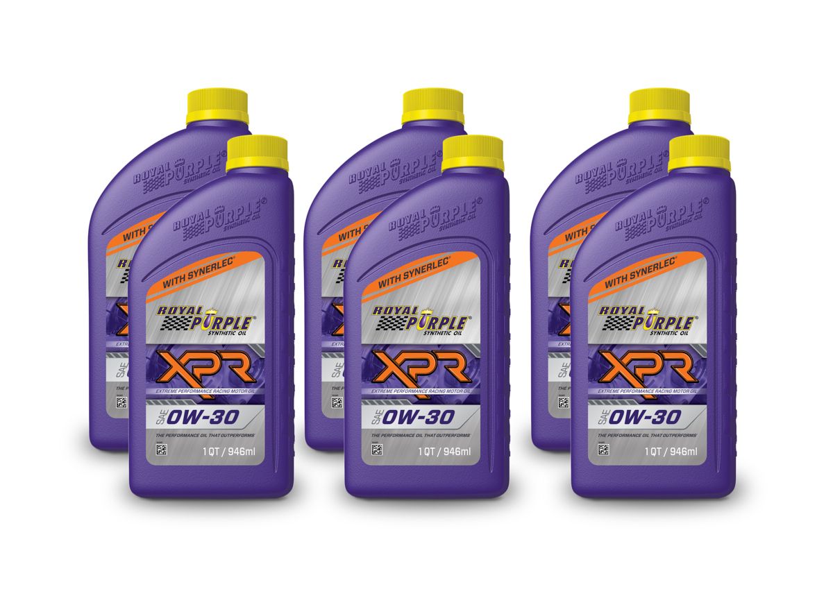 ROYAL PURPLE0w30 XPR Racing Oil Case 6x1 Quart