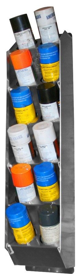 PIT-PAL PRODUCTSAerosol Spray Can Shelf 12 Can Vert.