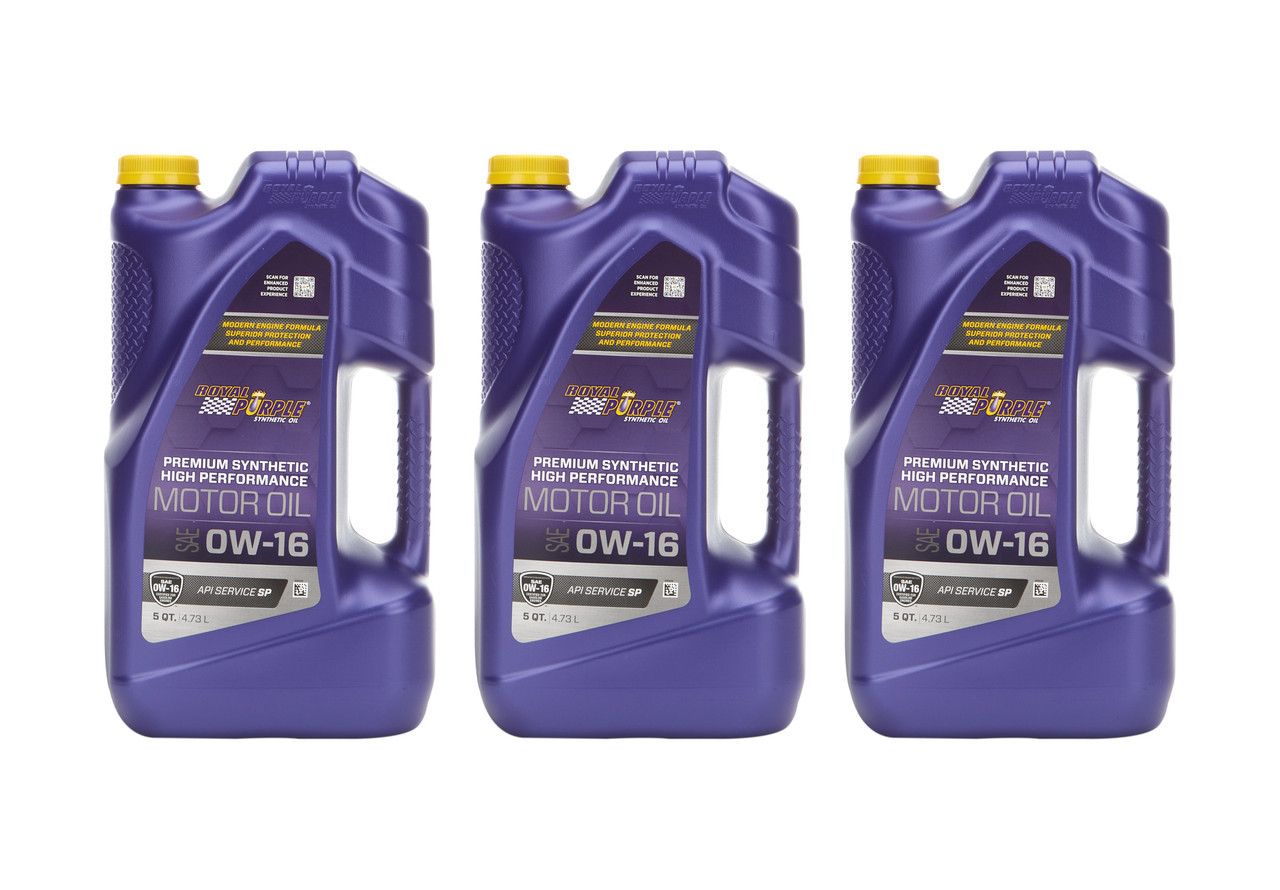 ROYAL PURPLE0w16 API Oil Full Synthetic Case 3x5 Quart