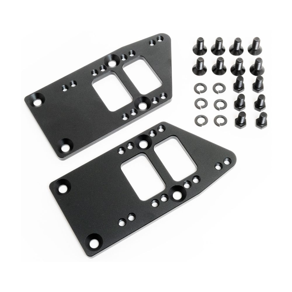 RACING POWER CO-PACKAGEDBillet LS Motor Mount Adapter Plates Black