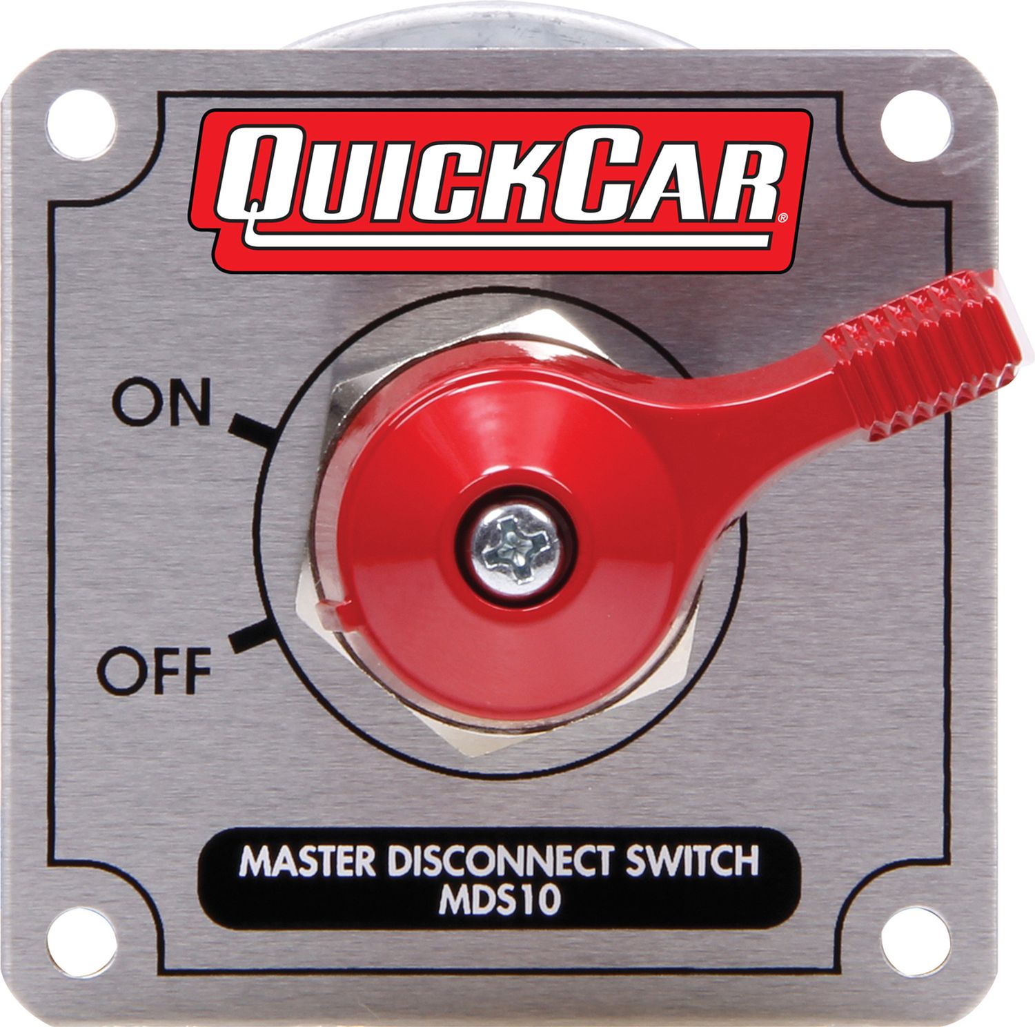 QUICKCAR RACING PRODUCTSMaster Disconnect High Amp 4 Post Silver Plate