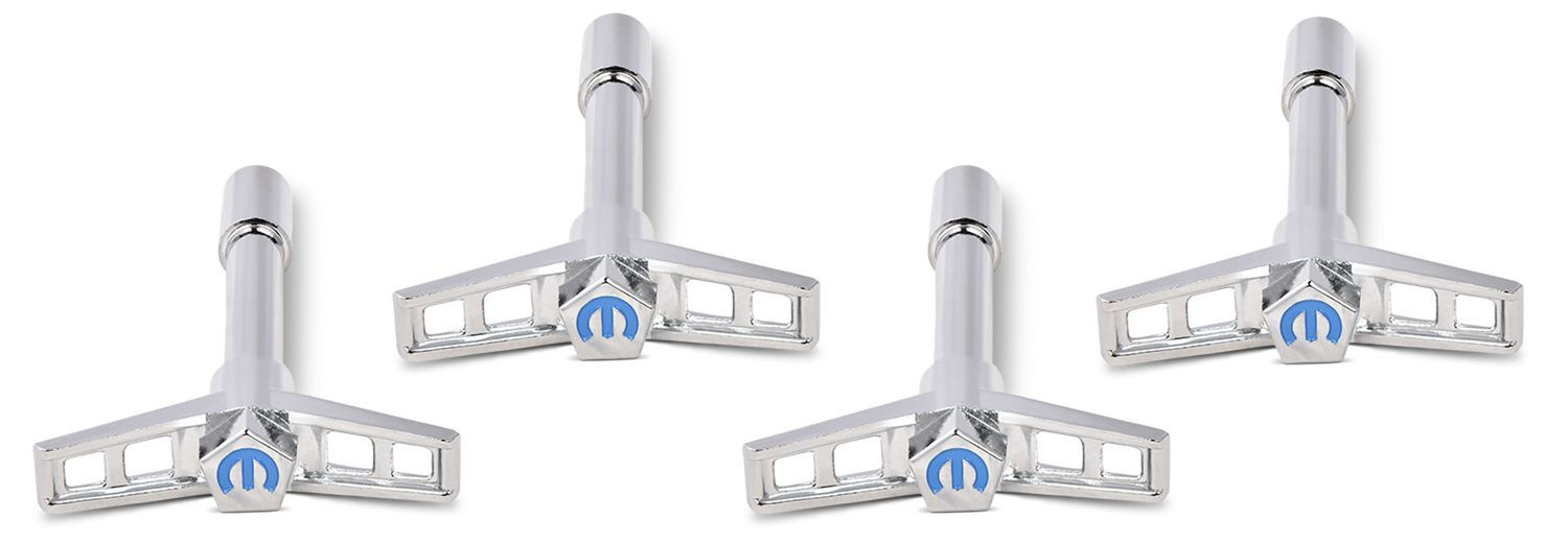 PROFORMMopar V/C Wing Nuts Chrome Blue Emblem