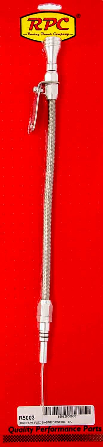 RACING POWER CO-PACKAGEDFlexible Engine Dipstick BBC 65-90
