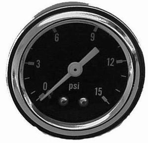 RACING POWER CO-PACKAGEDFuel Pressure Gauge 0-15 PSI