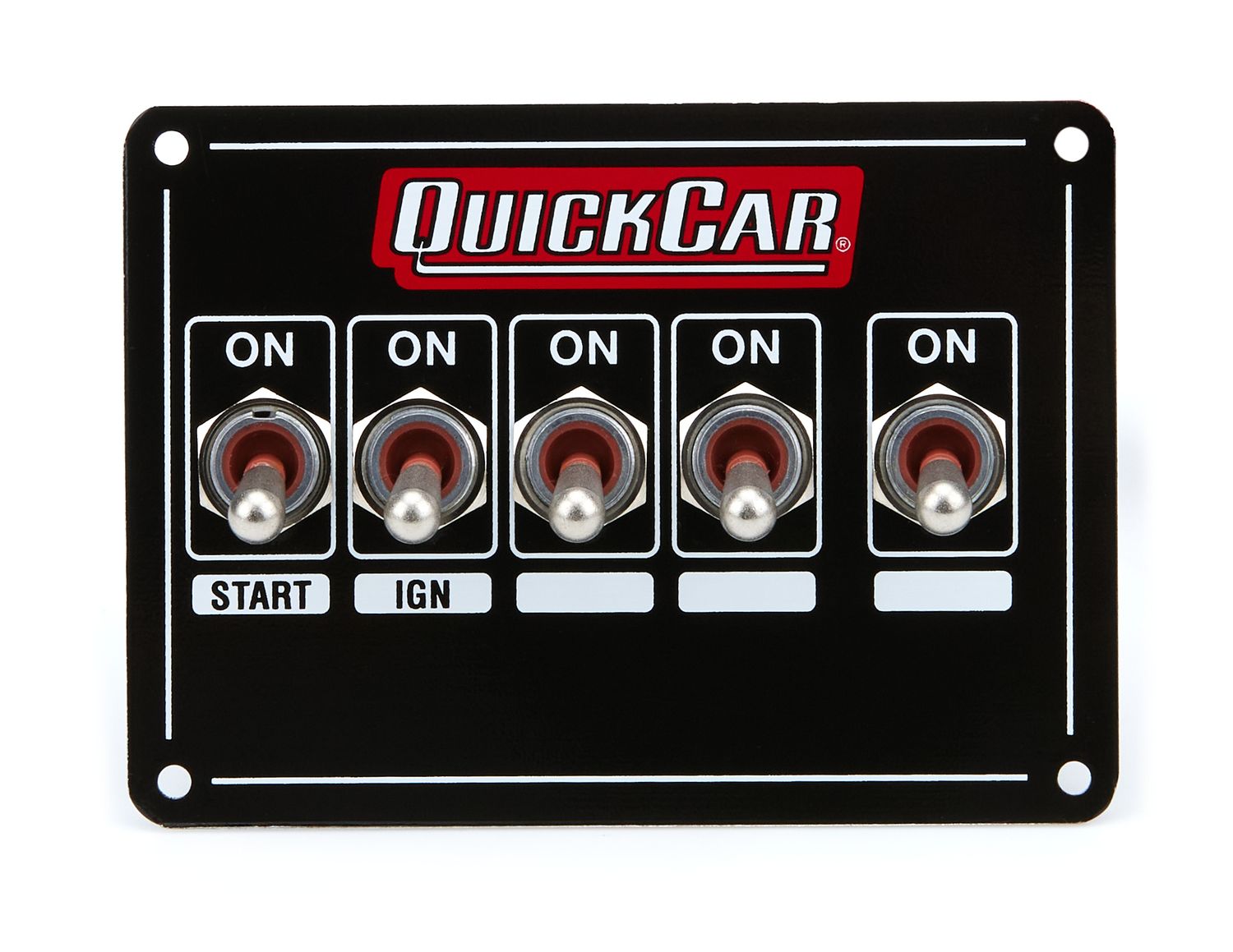 QUICKCAR RACING PRODUCTSIgnition Panel - Dual Ing. w/X-Over & Acc.