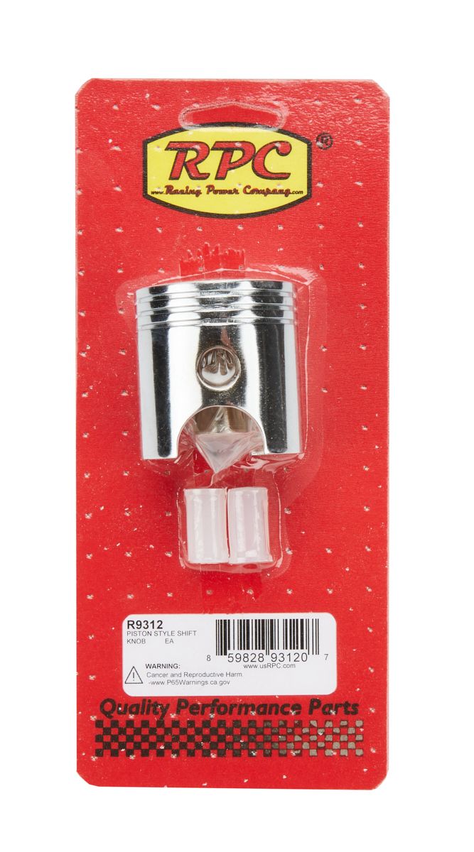 RACING POWER CO-PACKAGEDPiston Style Shift Knob