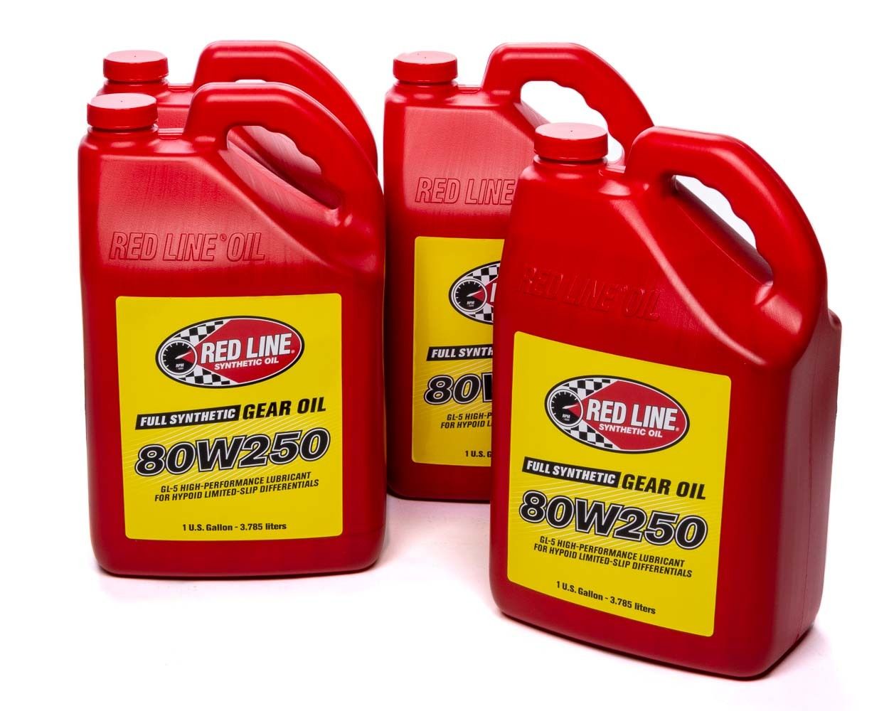 REDLINE OIL80w250 Gear Oil Gl-5 Case 4 x 1 gallon