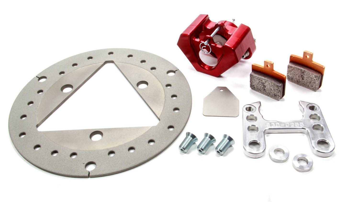 RED DEVIL / ULTRA LITE BRAKES Left Front Brake Kit TI Rotor